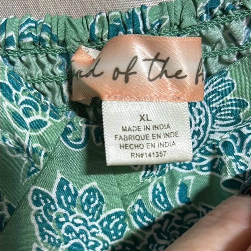 Floral Green Jumpsuit